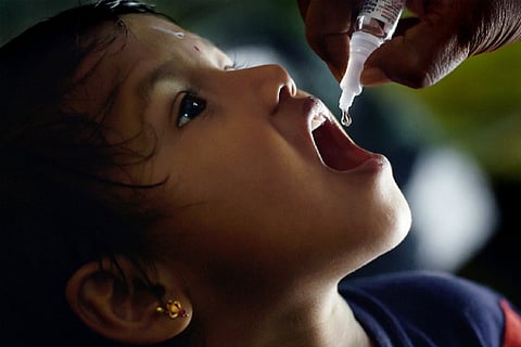 Polio drop