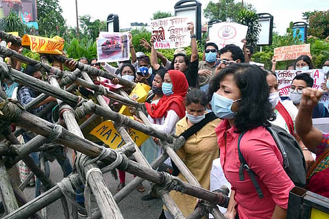 Women protest 