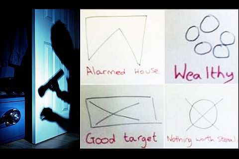 Is your house a target for robbers? “Symbols” thieves use to mark targets revealed