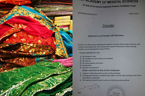 Only sari, no make up: Kerala SUT Medical College's rules for women staff