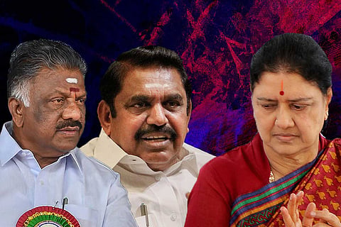 A collage of OPS, EPS and Sasikala