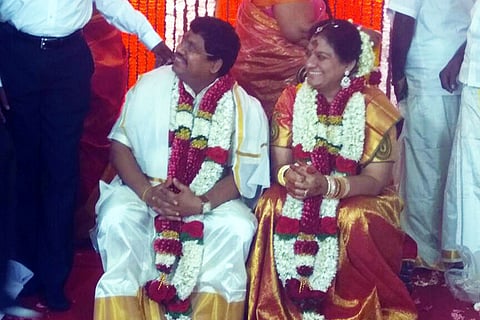 Rajya Sabha MP Sasikala Pushpa marries Ramasawamy despite court stay on wedding