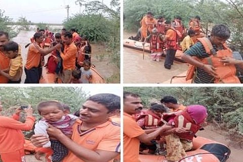 Rescue operations in Rajasthan