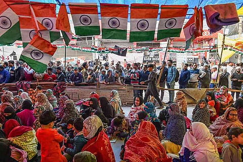 The protest at Shaheenbagh