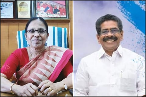 Shailaja and Mullappally