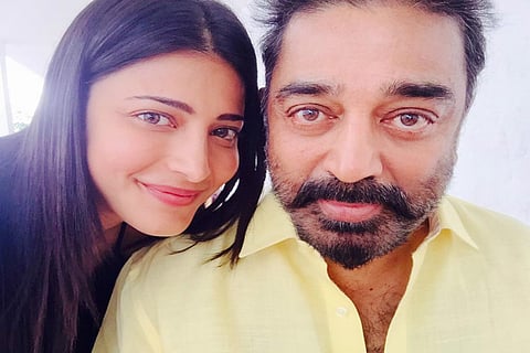 Dad brings positivity on the sets: Shruti Haasan