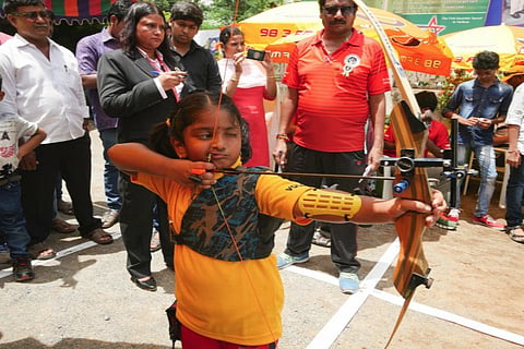  Just 5 years old and two records to her name: Meet the archery prodigy from Vijayawada