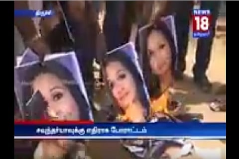 Soundarya Rajinikanth faces heat from pro-jallikattu groups, her picture burnt in protest