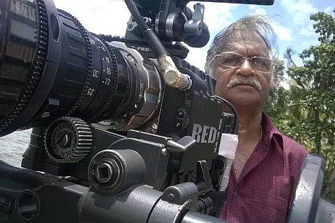 Sreekumaran Thampi behind camera