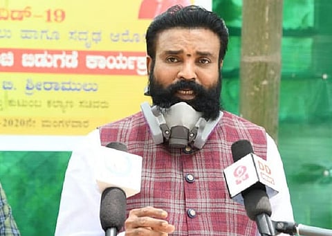 Karnataka Min Sriramulu clarifies ‘only god can save us’ comment, says govt doing best