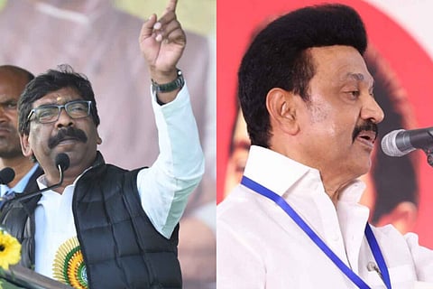 sm hemant soren and cm stalin 