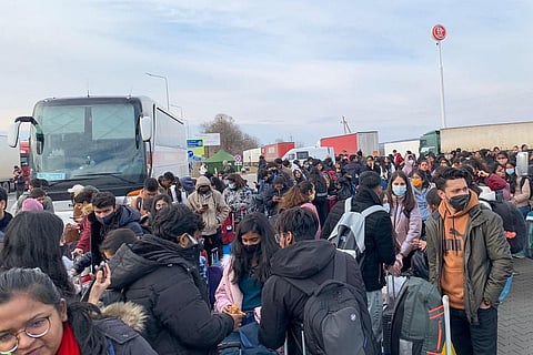 Indian students in Ukraine