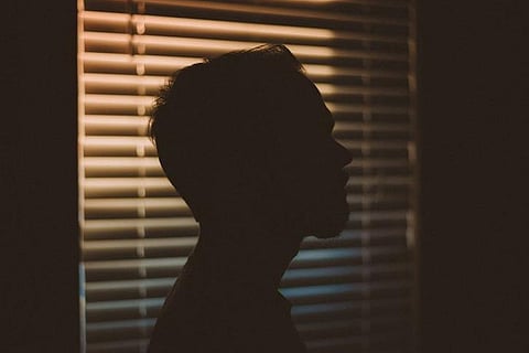 Silhouette of a man
