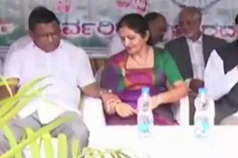 Caught on camera grabbing woman MLC’s hand, K'taka Cong leader resigns from post
