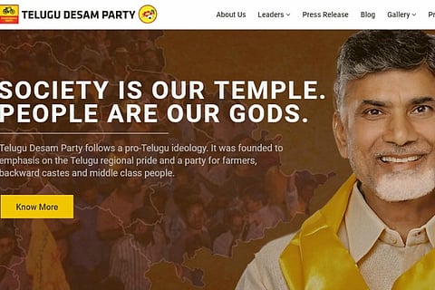 TDP website down for hours, YSRCP alleges it's to cover tracks over voter list row