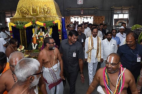 Pilgrim race: Telangana’s Yadadri temple gets massive makeover to compete with Andhra’s Tirumala