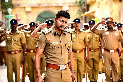 Ilaiyathalapathy Vijay dons khaki once again