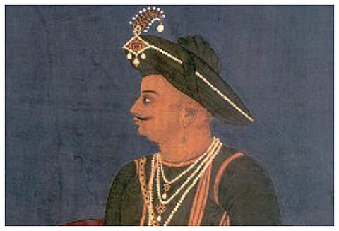 A painting of Tipu Sultan