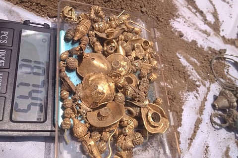 Gold ornaments 