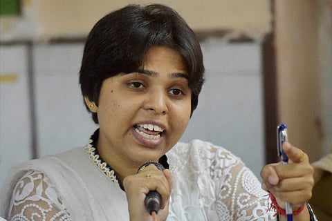 Trupti Desai lands in Kerala, protestor uses pepper spray on Bindu Ammini