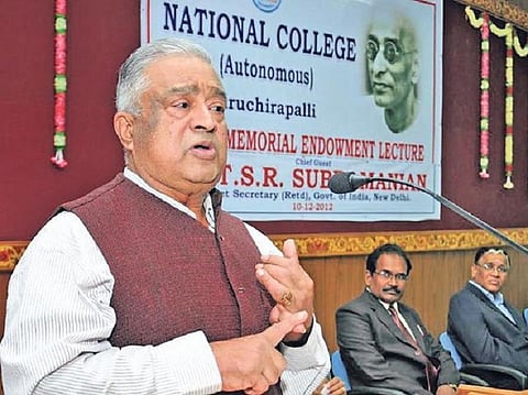Former Cabinet Secretary TSR Subramanian passes away at 79