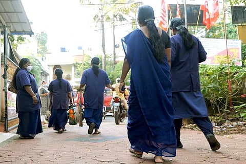 Sanitation workers of Thiruvananthapuram corporation