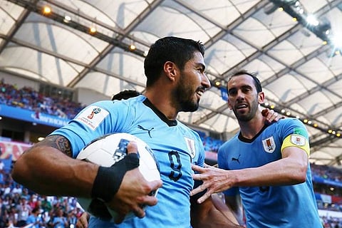 FIFA World Cup: Suarez strike helps Uruguay beat Saudi Arabia to enter pre-quarters