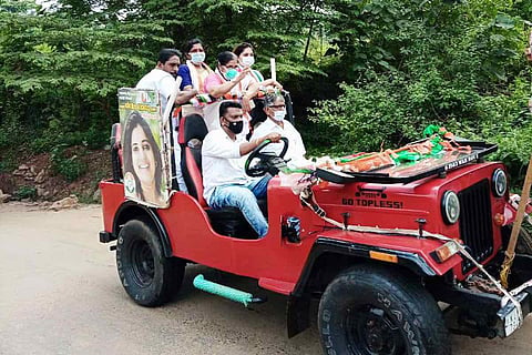 Election campaigning for Advocate Vibitha Babu.