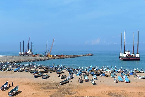 Breakwater construction on Vizhinjam port has caused high tides: Kerala Fisheries Min