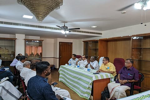 The hearing by Minimum Wages Advisory Committee held in Kochi on October 12