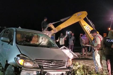 Car-truck collision in Telangana