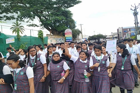 Students in Wayanad join protests against night traffic ban in Bandipur forest area