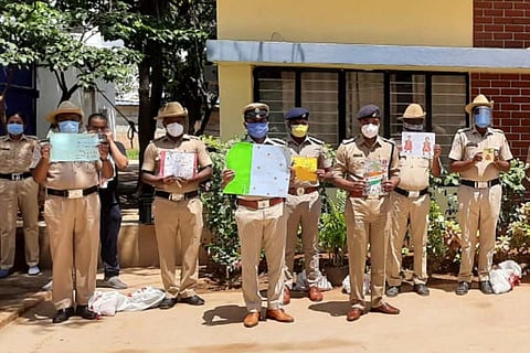 Police officials at a recent event in Whitefield, Bengaluru