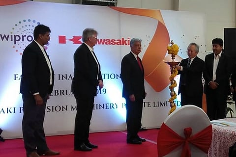 Azim Premji unveils Wipro-Kawasaki plant near Bengaluru