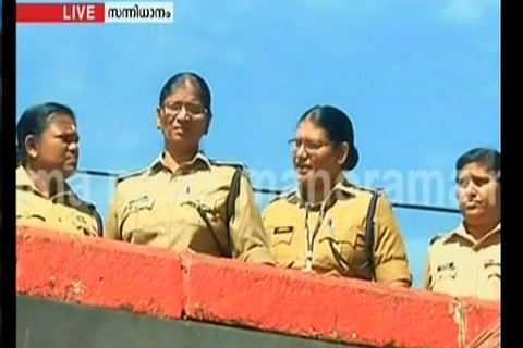 In a first, 15 women cops deployed at Sabarimala Sannidhanam
