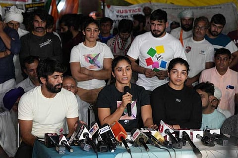 Appoint woman WFI chief, scrap FIRs against us: Wrestlers to Anurag Thakur 