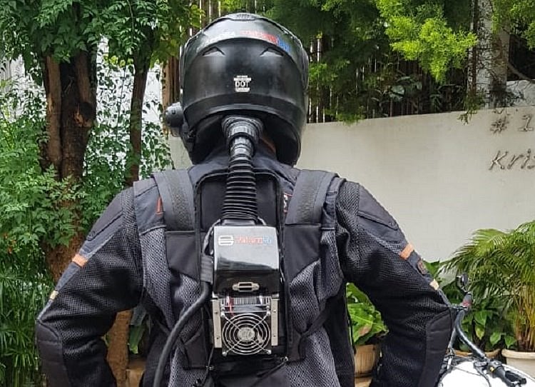 Bengaluru man designs 'air-conditioned' helmet for bike riders
