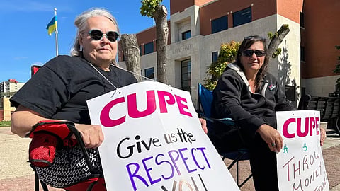 Canadian Union of Public Employees Local 882 members started striking in Prince Albert, SK, on Oct. 2, 2023. 