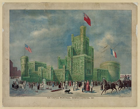 Old Montreal in winter