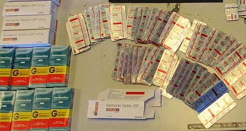 Ivermectin tablets seized by the Austrian Federal Ministry of Finance Customs agency, in 2021.