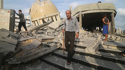Gaza on October 8, 2023