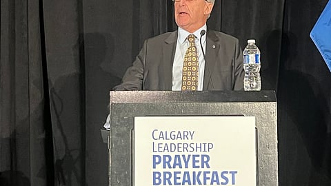 Western Standard opinion editor Nigel Hannaford said God has already provided solutions to the problems confronting the church in Canada, namely the imitation of Christ. 