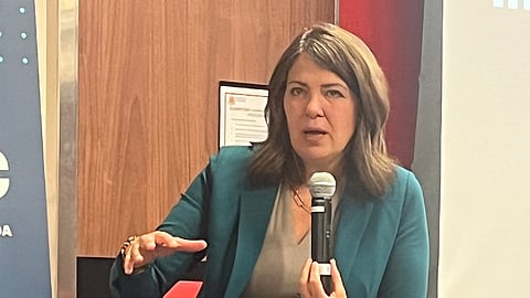 Alberta Premier Danielle Smith said media during her time when she was starting off in it was about fairness, accuracy, and balance.