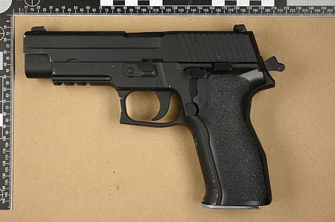 Imitation of a Sig Sauer P226 handgun