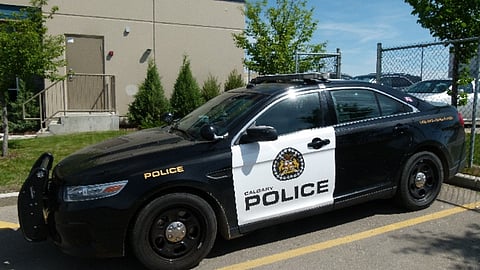 Calgary police vehicle 