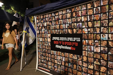 At least 240 Israelis were taken by Hamas as hostages in an unprovoked attack on October 7.