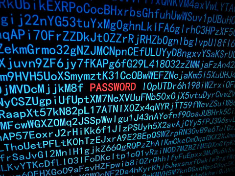 Hacking password illustration 