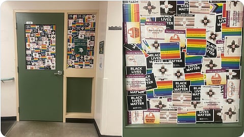 Classroom at Pitt Meadows Secondary School, BC