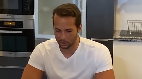 Tristan Tate in a video published in 2022. 