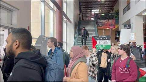 U of Regina Palestine Protest